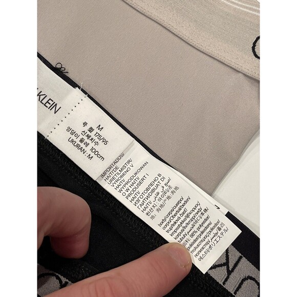 SET OF 3 Calvin Klein NB2570 Micro Stretch Boxer Brief Size M Black Gray (62) - Picture 3 of 3